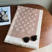 foulard louis vuitton marron monogram pas cher laine melangee l180cm w65cm 015